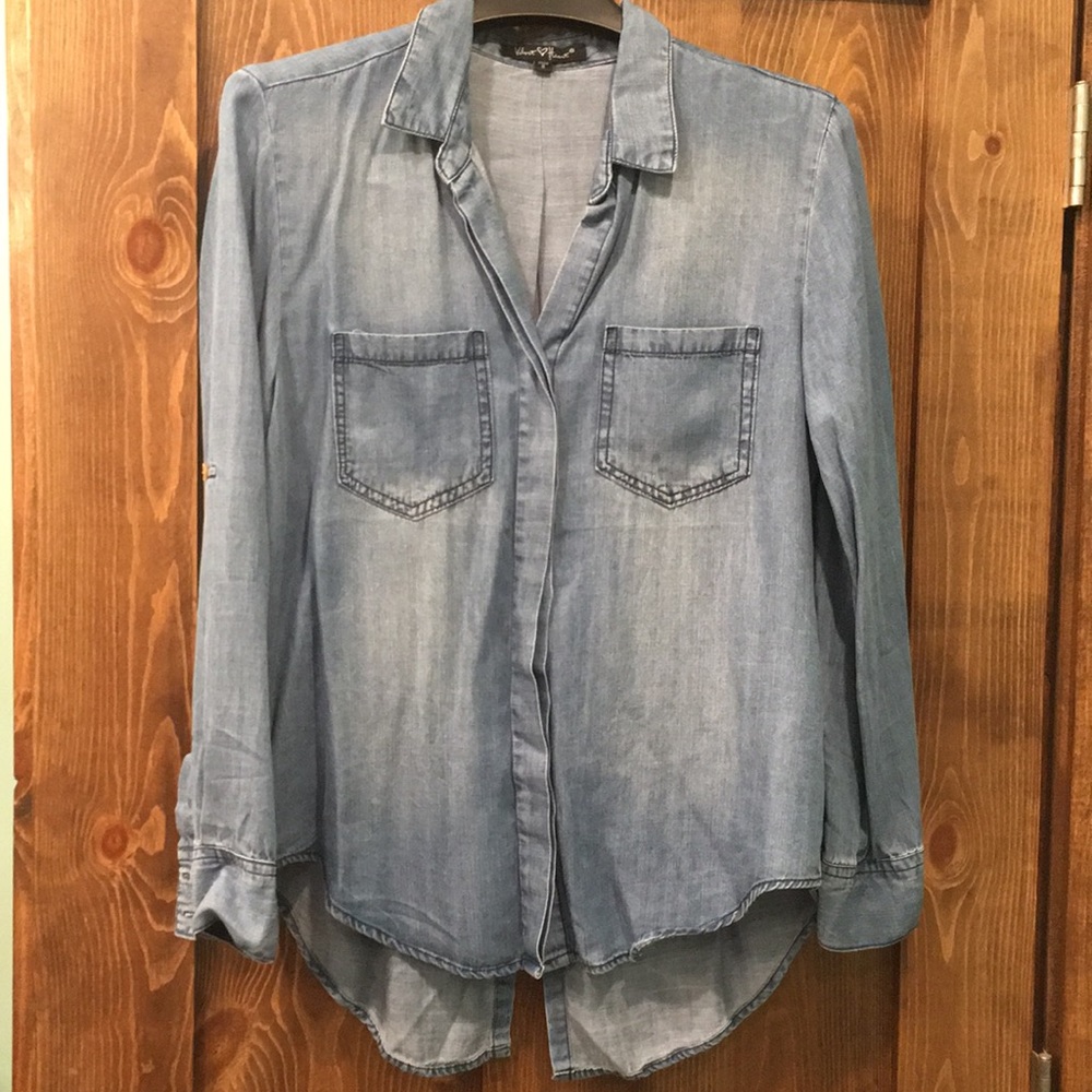 Tencel Button Top
